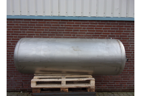 RVS tank 1000 liter, Bier-drive. Used. ALLEEN AFHALEN !!!!!